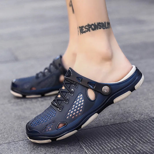 Herren Sandalen für den Sommer ⎜ Rutschfeste Mehrzweck-Schuhe mit Atmungsaktivem Design
