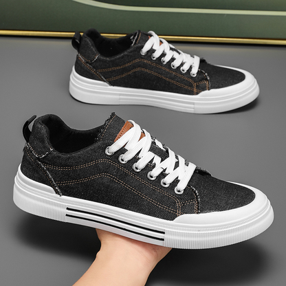 Herren Sneaker ⎜ Atmungsaktive Canvas-Schuhe für den lässigen Freizeitlook