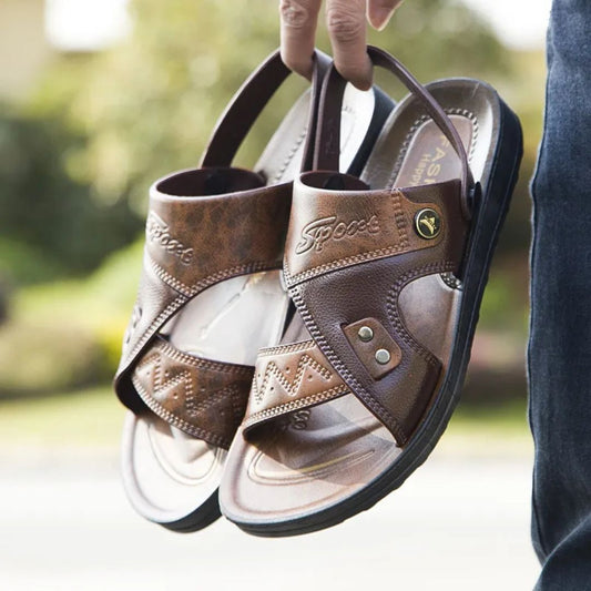 Freizeitschuhe für Herren ⎜ Vielseitige Rutschfeste Strandsandalen und Slipper