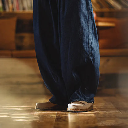 Herren Hausschuhe für den Alltag ⎜ Bequeme Slipper mit Dickem Korksohlen-Design und Modernem Look