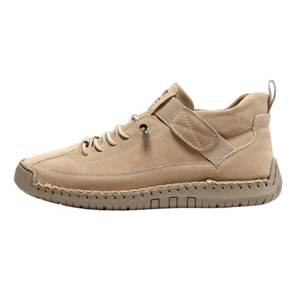 Sportliche Sneaker für Damen ⎜ Bequeme High-Top Schuhe mit Velcro-Verschluss und genähtem Design