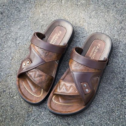 Freizeitschuhe für Herren ⎜ Vielseitige Rutschfeste Strandsandalen und Slipper