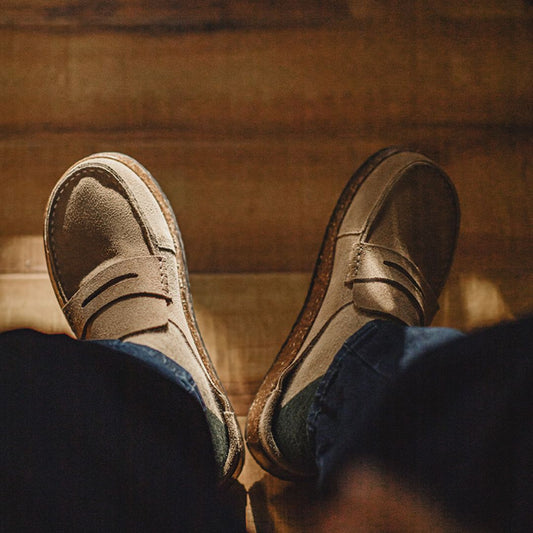 Herren Hausschuhe für den Alltag ⎜ Bequeme Slipper mit Dickem Korksohlen-Design und Modernem Look