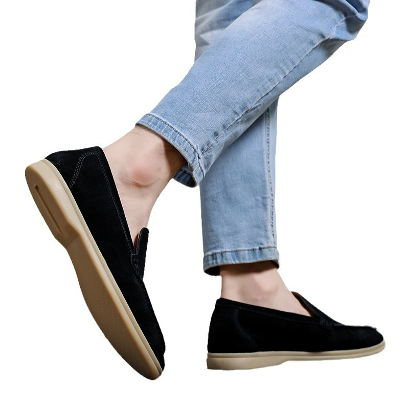 Herren Slip-On Mokassins ⎜ Bequeme Wildleder-Schuhe für den Herbst in mehreren Farben