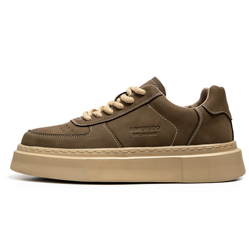 Herren Sneakers ⎜ Rutschfeste Plattform-Schuhe mit strapazierfähiger Sohle für sportlichen Komfort