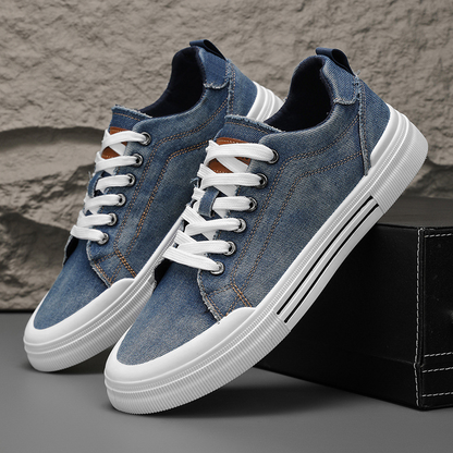 Herren Sneaker ⎜ Atmungsaktive Canvas-Schuhe für den lässigen Freizeitlook