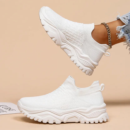 Slip-On Sneaker für Damen ⎜ Bequeme Schuhe mit Atmungsaktivem Design für Alltag und Komfort