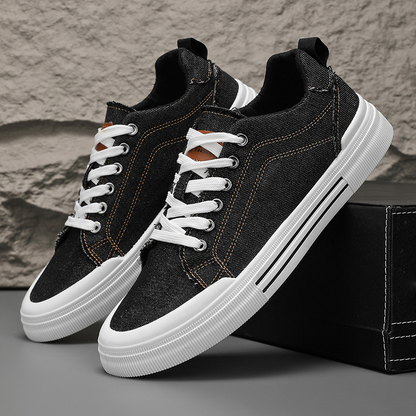 Herren Sneaker ⎜ Atmungsaktive Canvas-Schuhe für den lässigen Freizeitlook