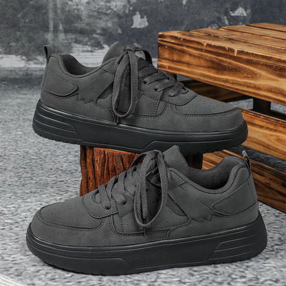 Herren Sneaker ⎜ Bequeme Freizeitschuhe mit dicker Sohle und Vintage-Design für den Alltag