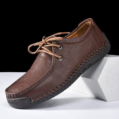 Handgefertigte Herren-Schuhe ⎜ Bequeme, Strapazierfähige Schnürer aus Hochwertigem Leder