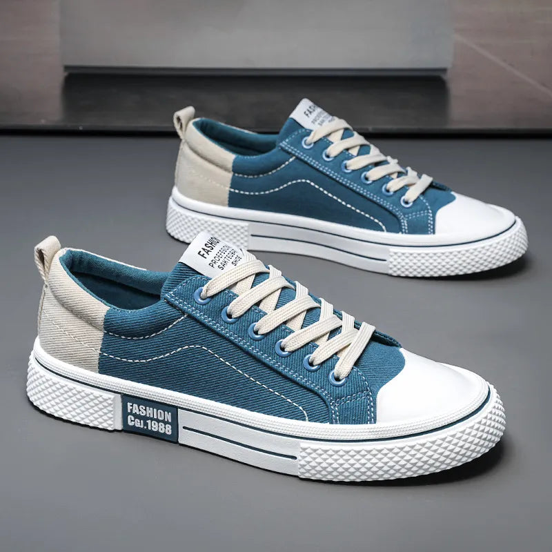 Herren Sneakers ⎜Vielseitige Low-Top Canvas-Schuhe für Sport und Freizeit