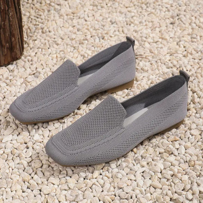 Loafers für Damen ⎜ Bequeme Flats aus atmungsaktivem Stoff mit modernem Design und flacher Sohle