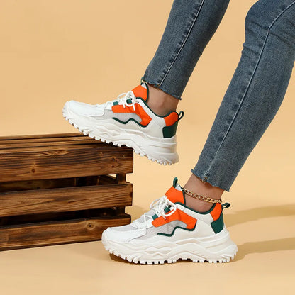 Damen Sneakers ⎜ Modische Sportschuhe mit atmungsaktivem Design und komfortabler Sohle für den Alltag