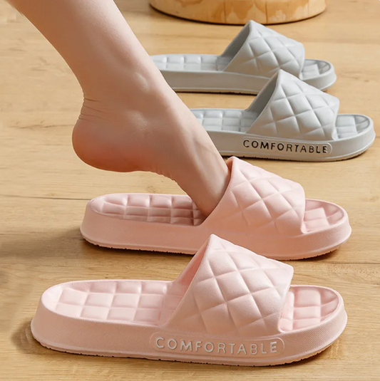 Herren Hausschuhe für den Sommer ⎜ Bequeme Badeschuhe mit Weichem, Rutschfestem Sohlendesign
