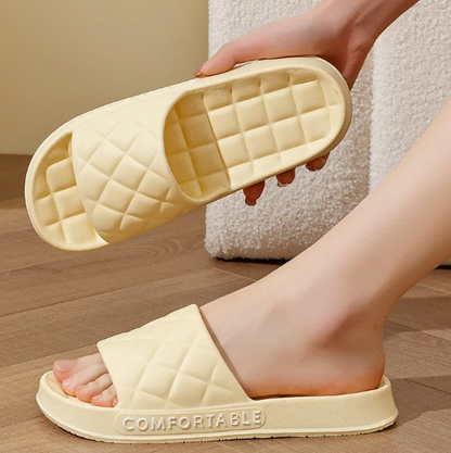Herren Hausschuhe für den Sommer ⎜ Bequeme Badeschuhe mit Weichem, Rutschfestem Sohlendesign