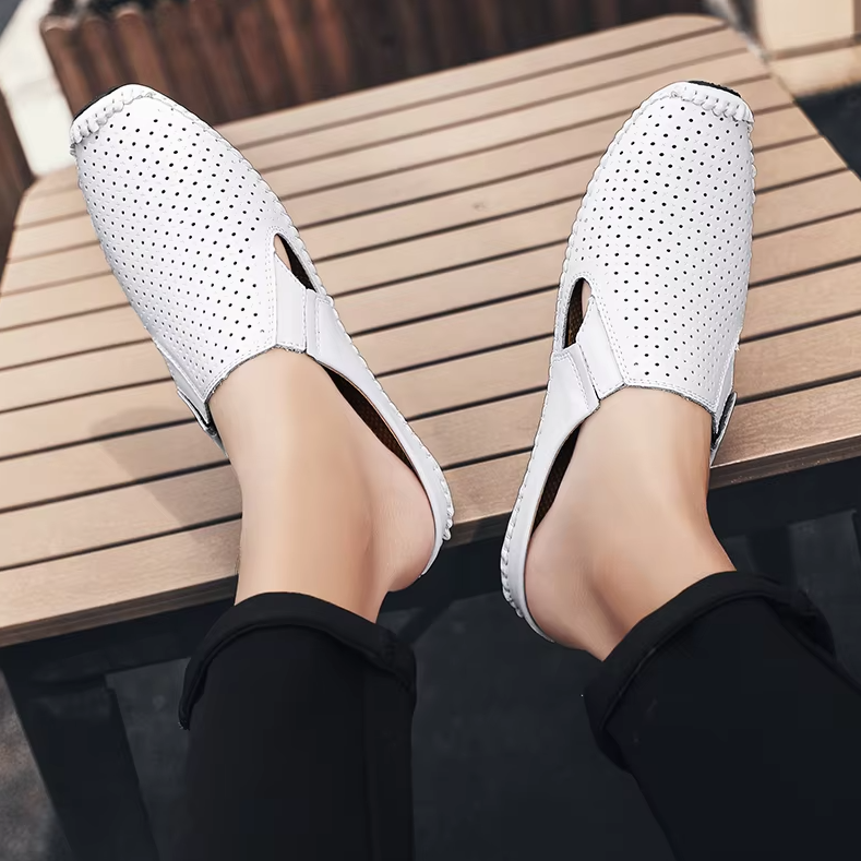 Herren Schlupfschuhe ⎜ Atmungsaktive und Stylische Halbschuhe für den Sommer