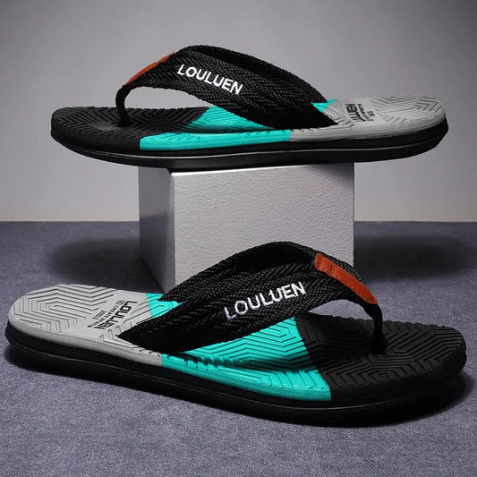 Sommer Flip-Flops für Herren ⎜ Modische Strandschuhe für Freizeit und Urlaub
