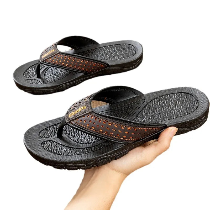 Herren Sandalen für den Sommer ⎜ Bequeme Outdoor-Schuhe mit rutschfester Sohle für Strand und Freizeit