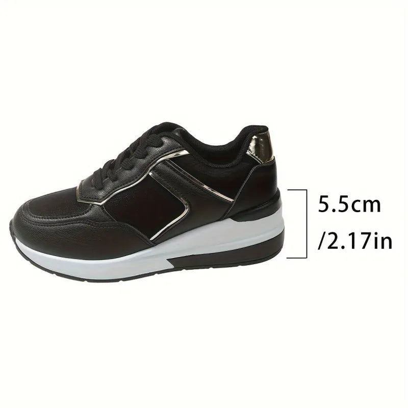 Damen Sneakers ⎜ Modische Wedges mit Absatz und bequemem Komfort für den Alltag