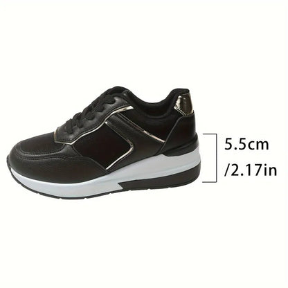 Damen Sneakers ⎜ Modische Wedges mit Absatz und bequemem Komfort für den Alltag