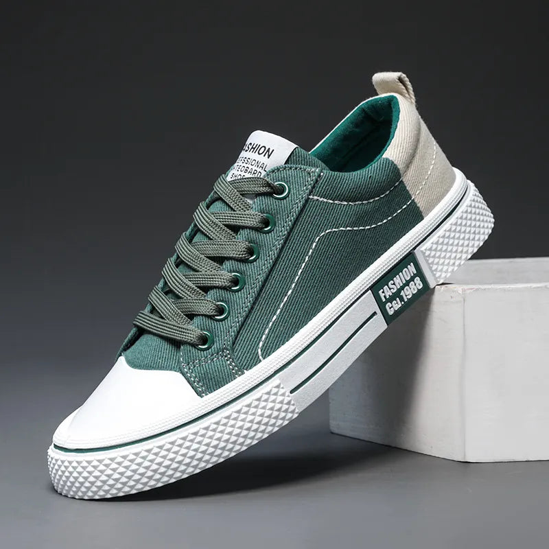 Herren Sneakers ⎜Vielseitige Low-Top Canvas-Schuhe für Sport und Freizeit