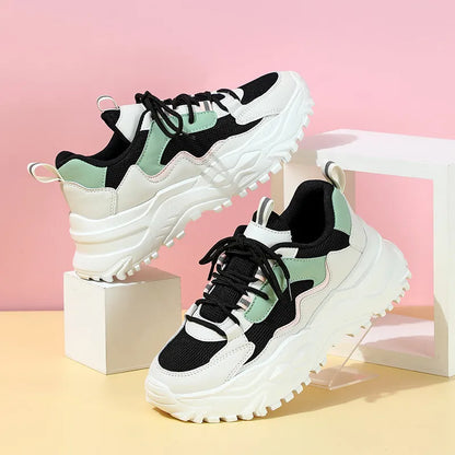Damen Sneakers ⎜ Modische Sportschuhe mit atmungsaktivem Design und komfortabler Sohle für den Alltag